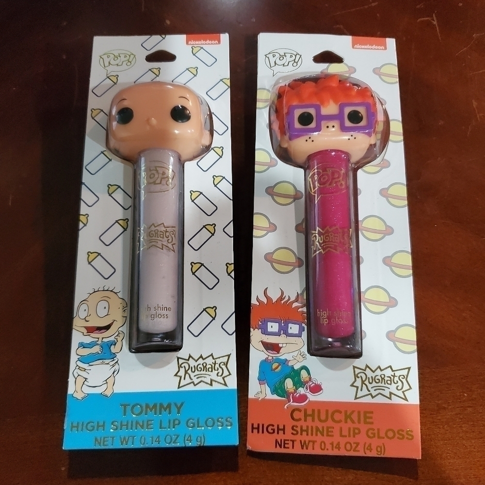 NWT Funko Rugrats Tommy & Chuckie Lip Gloss Bundle